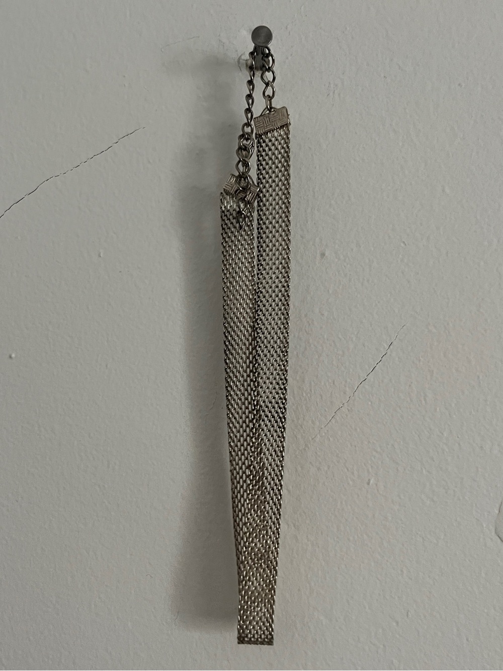Metal chain choker necklace